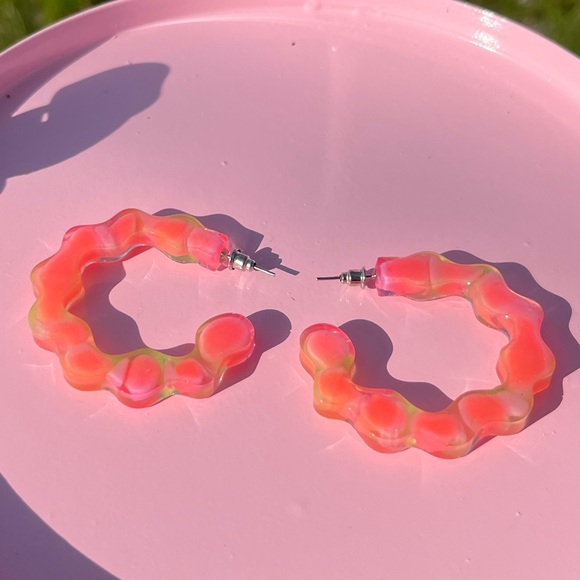 Handmade Y2K Open Hoop Earrings - Picture 13 of 16